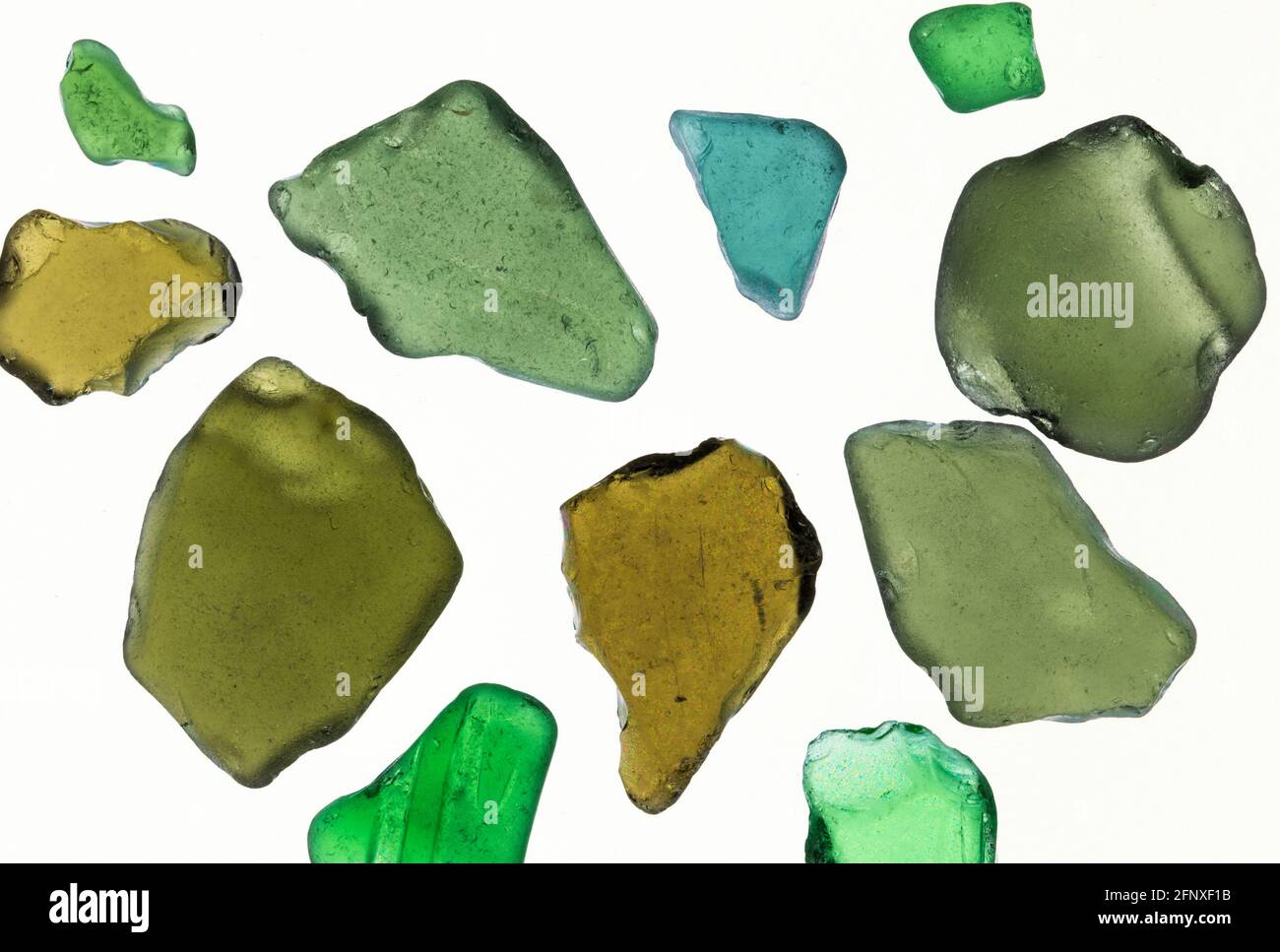 sea glass banff beach scotland abstract Stock Photo