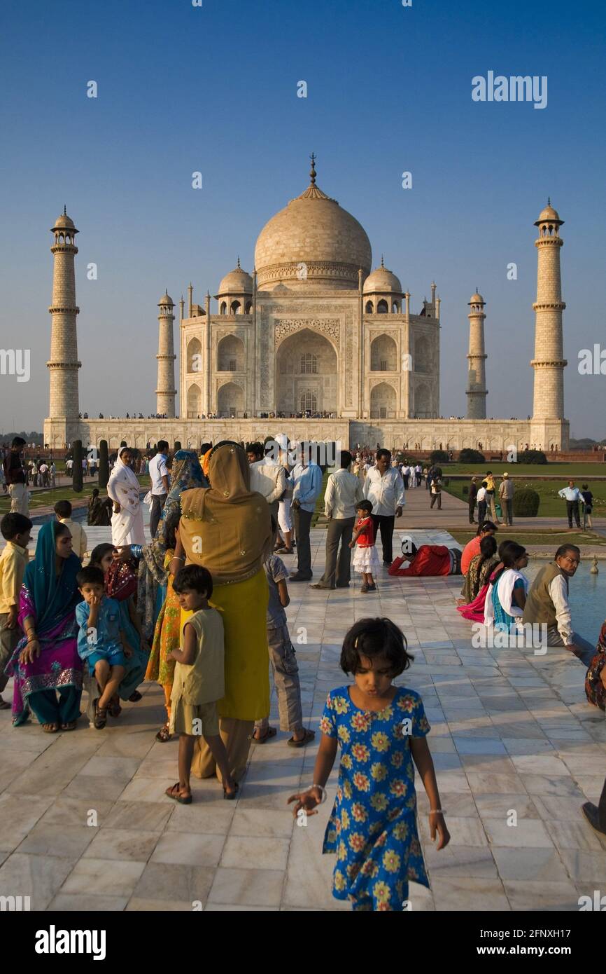 Taj Mahal, India, Agra Stock Photo
