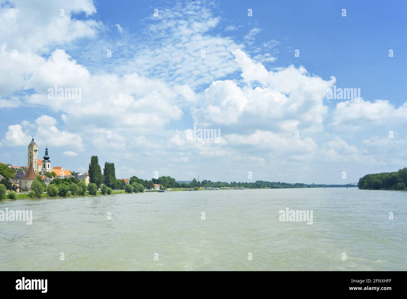 Krems at the Danube in the Wachau, Austria, Krems Stock Photo