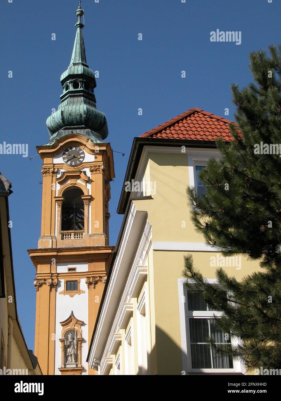 Stockerau parish church, Austria, Lower Austria, Stockerau Stock Photo