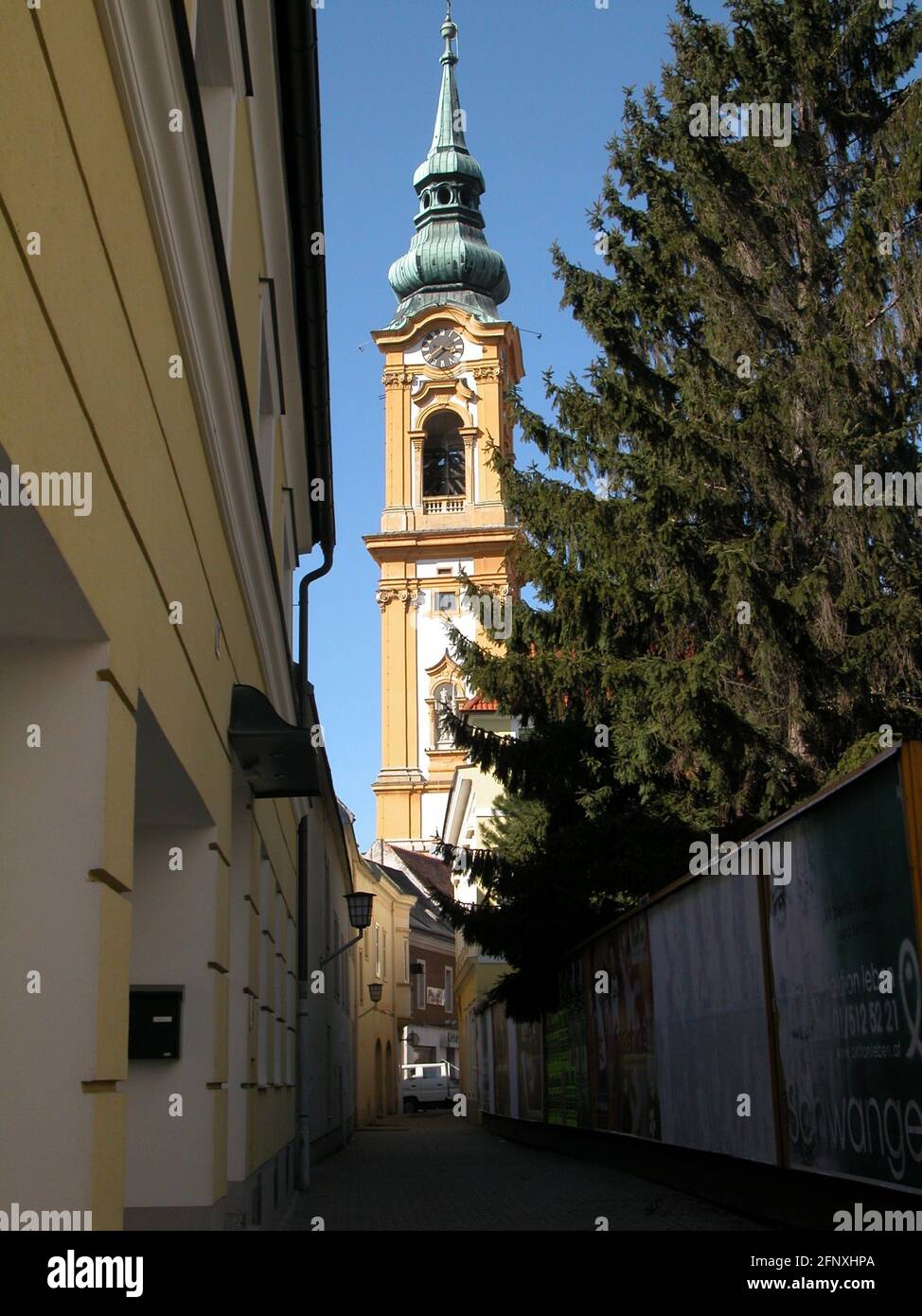Stockerau parish church, Austria, Lower Austria, Stockerau Stock Photo