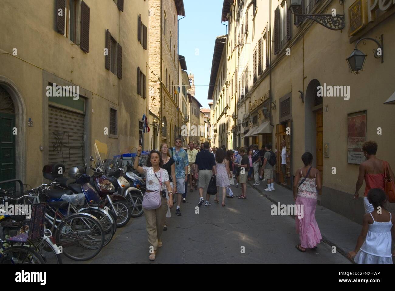 alley in the old city, Italy, Florence Stock Photo