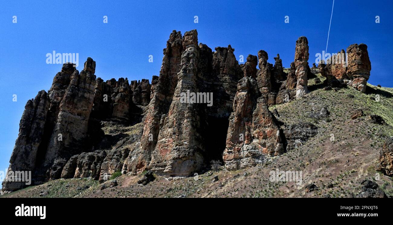 Clarno Unit Clarno Unit of John Day National Monument Stock Photo - Alamy