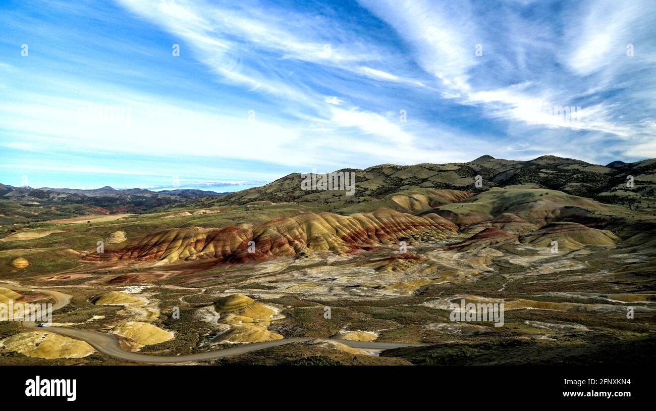 Painted Hills Unit of John Day National Monument Stock Photo