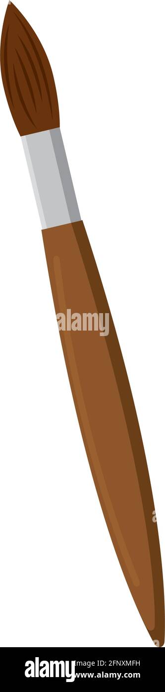 Isolated brush icon School supplies Vector illustration Stock Vector
