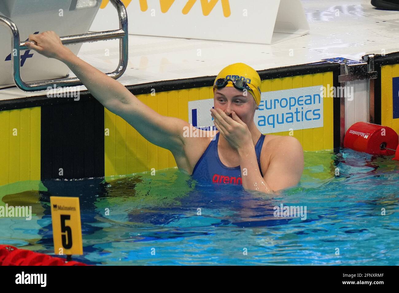 Budapest, Hungary. 19th May, 2021. Sophie Hansson (SWE) winner 100