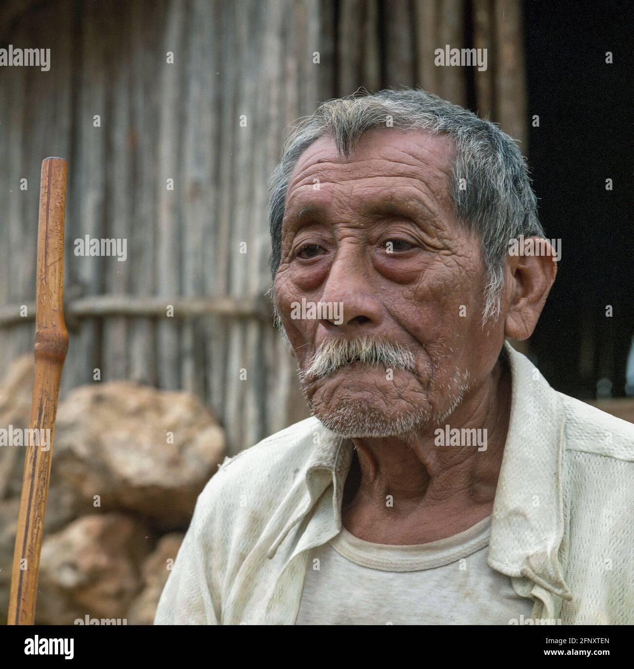 Elder Mayan Peasant Stock Photo - Alamy