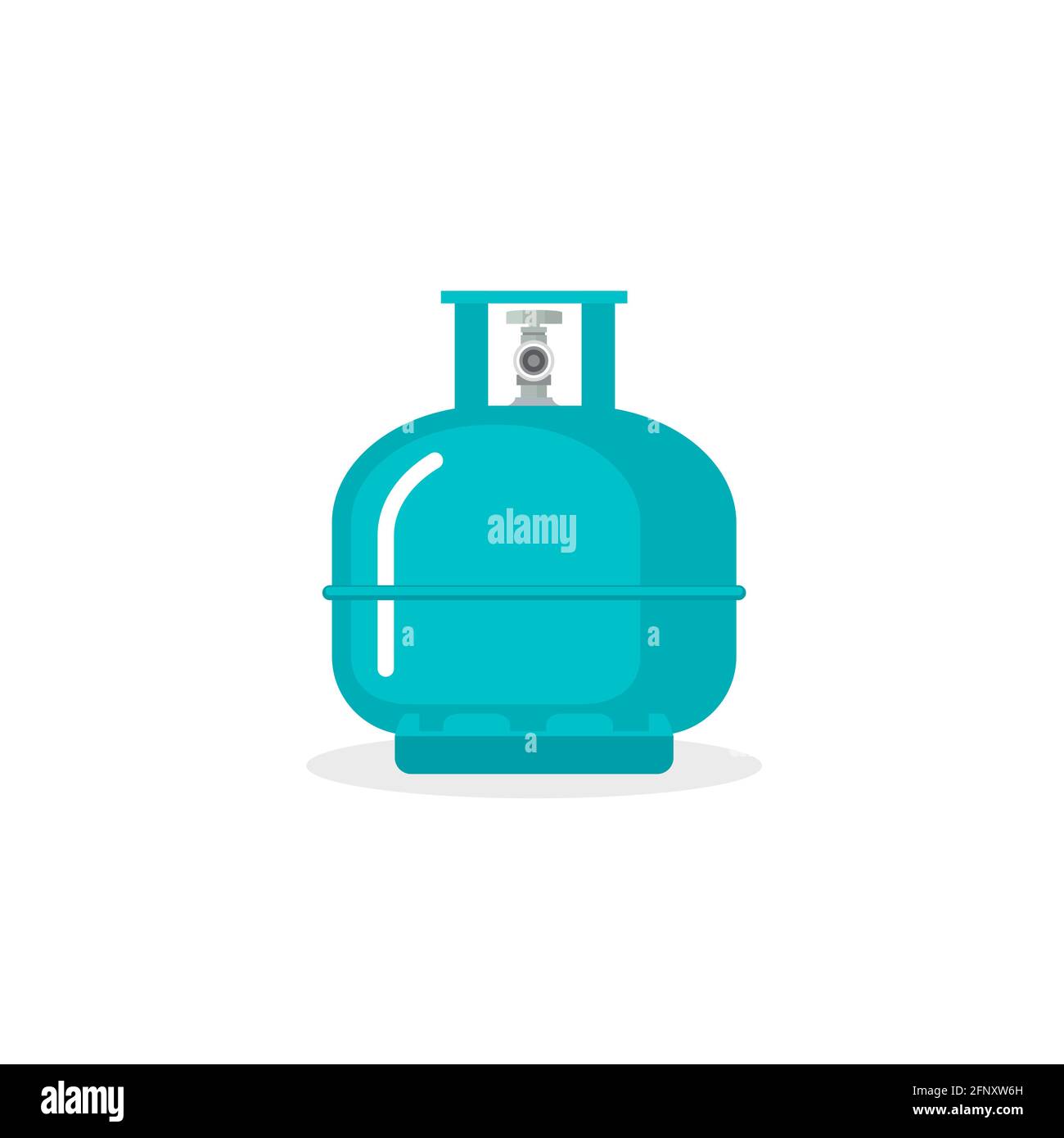 Gas cylinder vector tank. Lpg propane bottle icon container. Oxygen gas ...