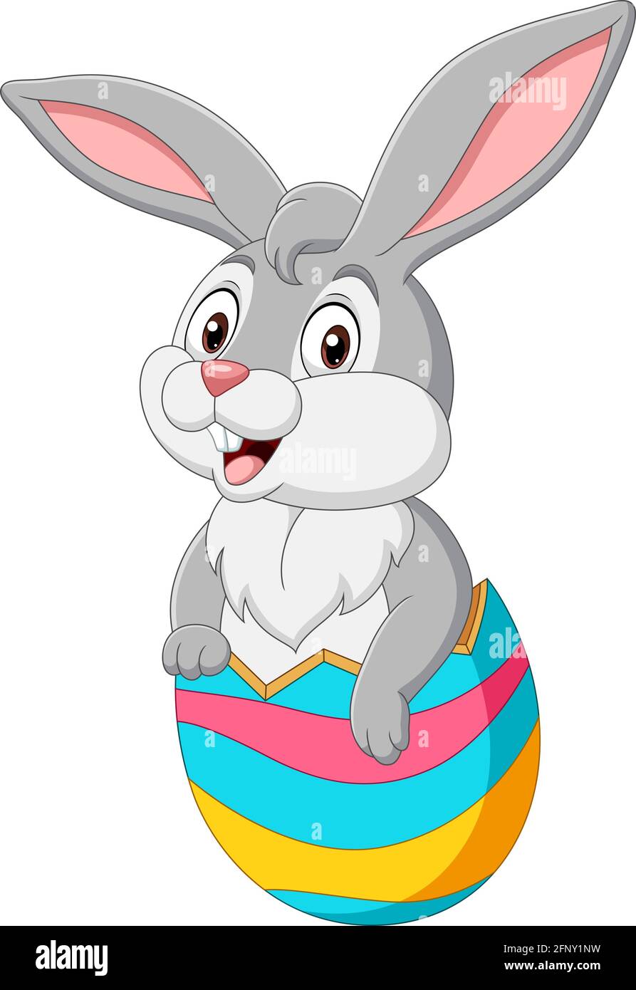 Cartoon bunny come out from an Easter egg Stock Vector Image & Art - Alamy Cartoon bunny come out from an Easter egg Stock Vector Image & Art - Alamy