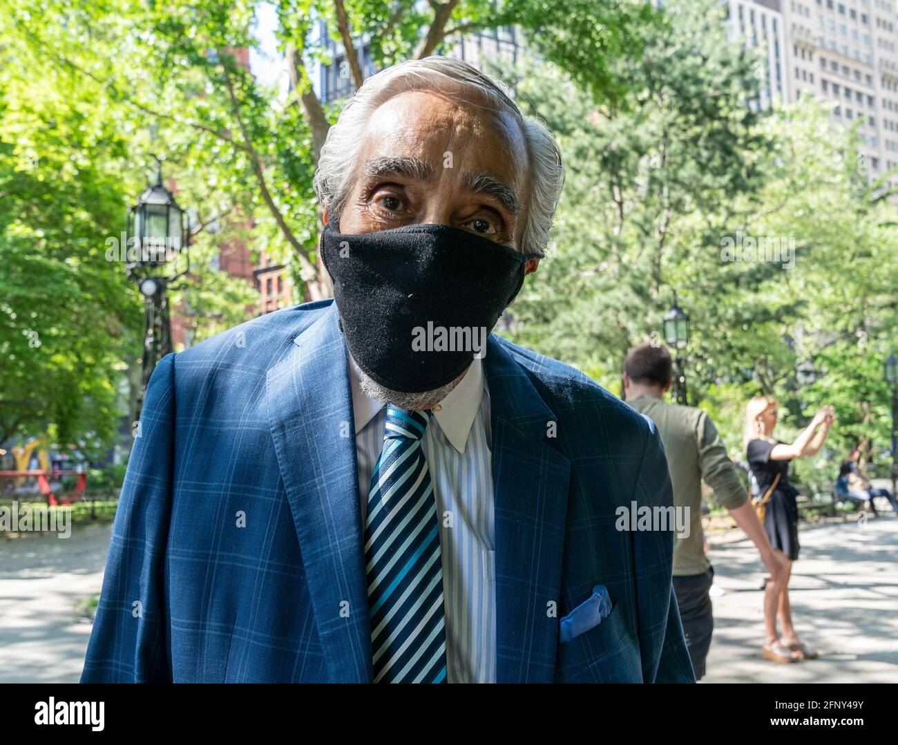 New York, NY - May 19, 2021: Former Congressman Charles Rangel attends ...