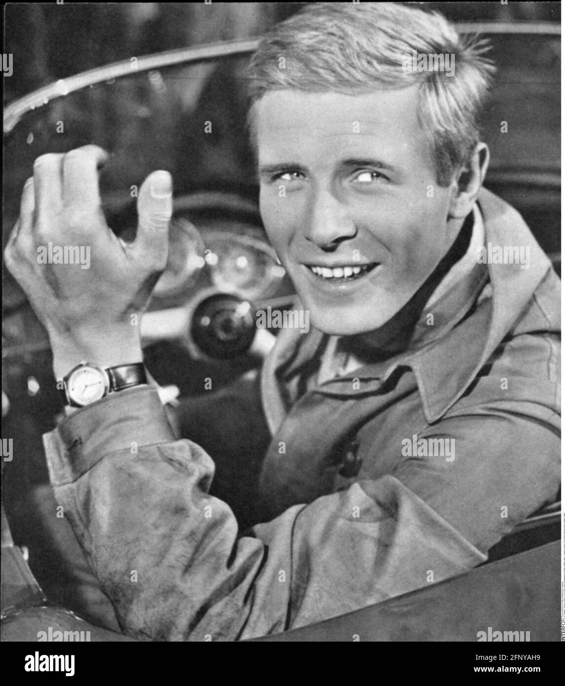 Janson, Horst, * 4.10.1935, German actor, portrait, 1960s,  ADDITIONAL-RIGHTS-CLEARANCE-INFO-NOT-AVAILABLE Stock Photo - Alamy