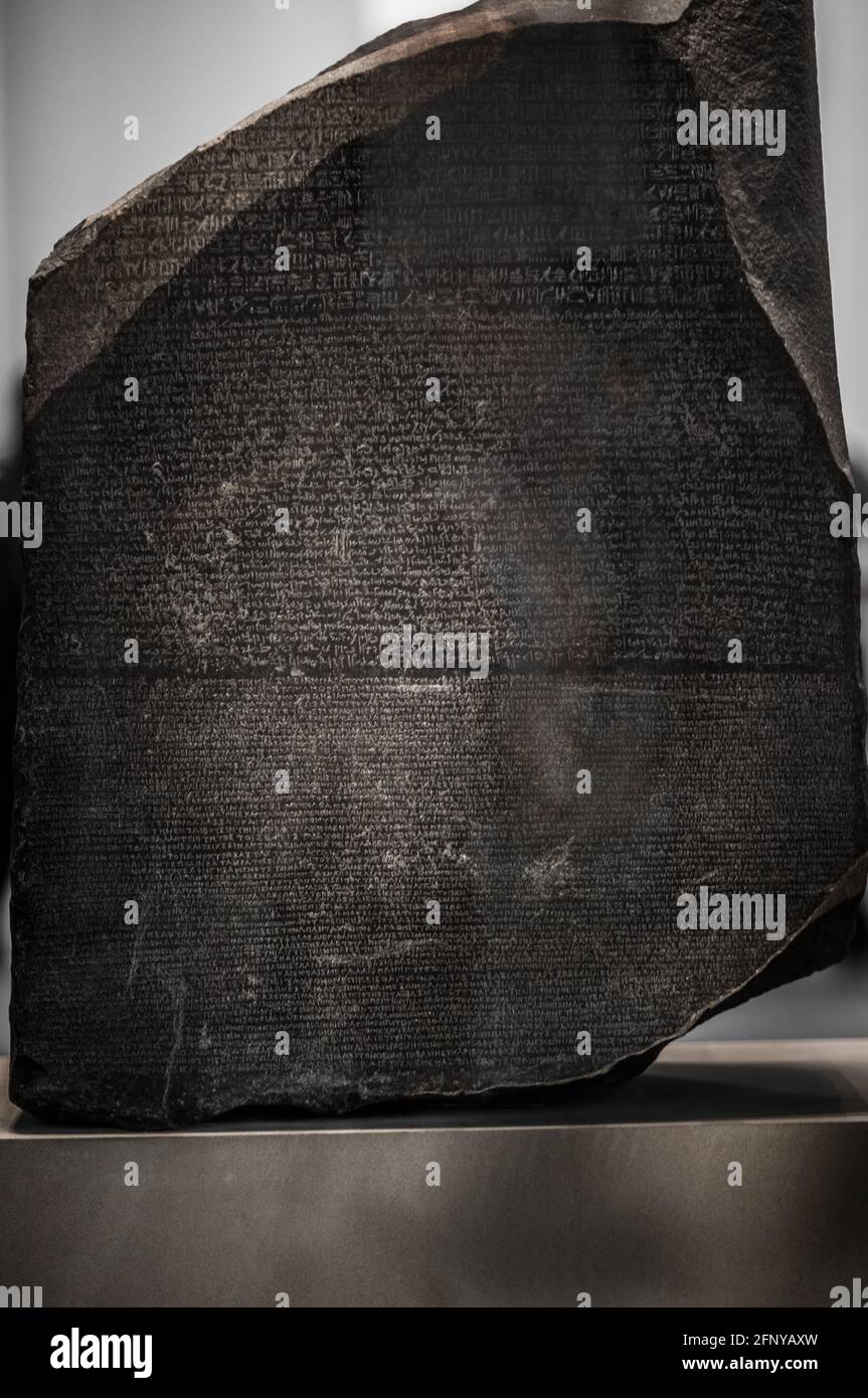The rosetta stone hi-res stock photography and images - Alamy