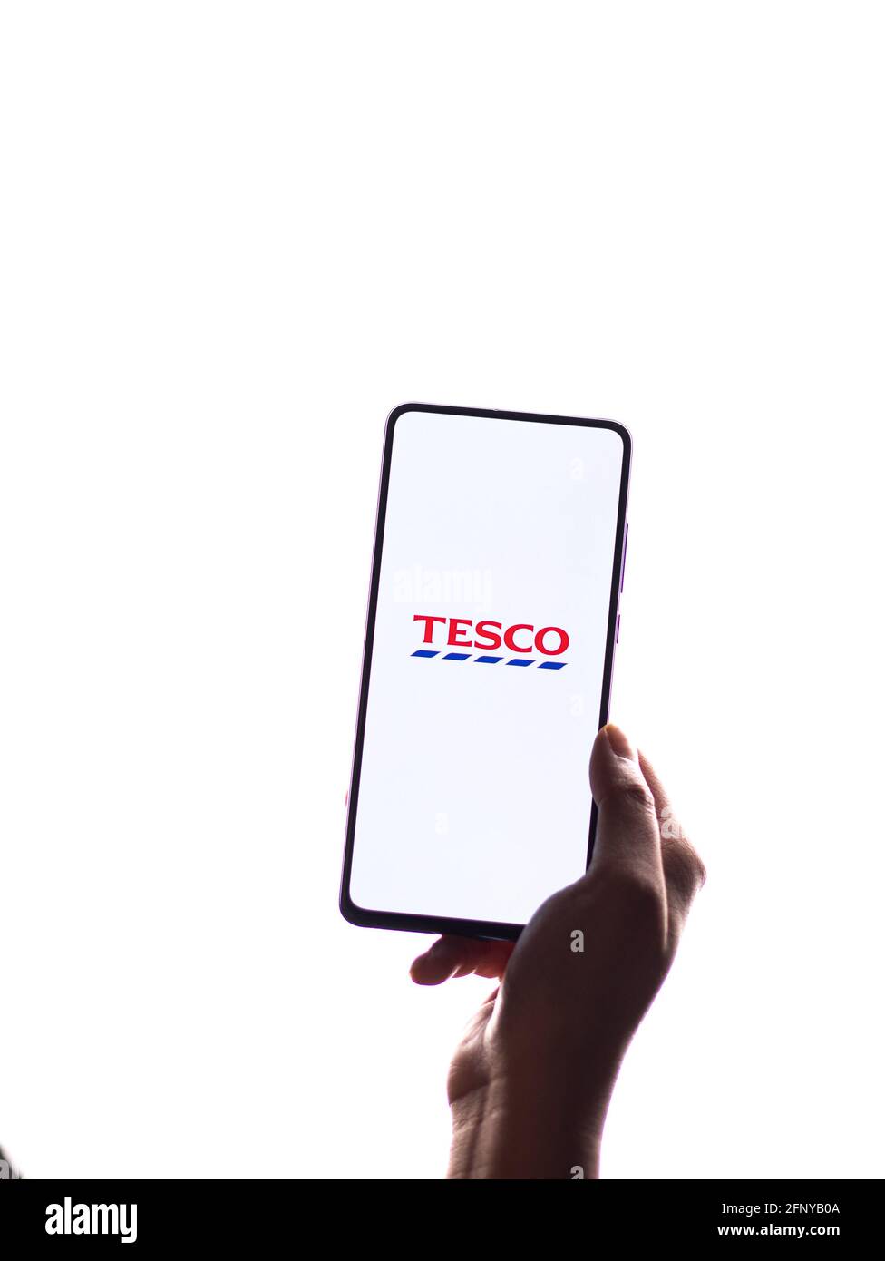 Tesco phone hi-res stock photography and images - Alamy