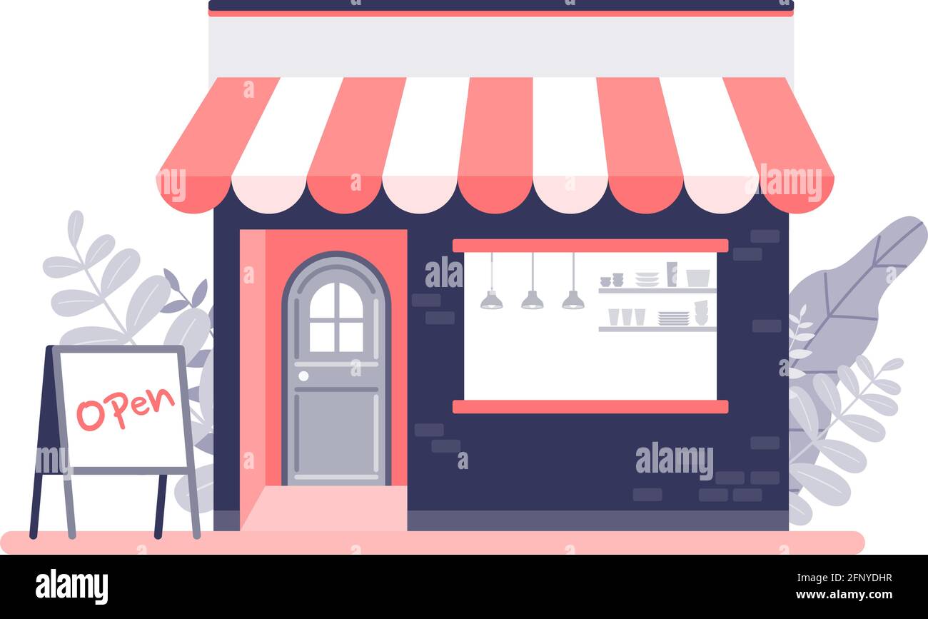 The Shop. Vector illustration that is easy to edit Stock Vector Image ...