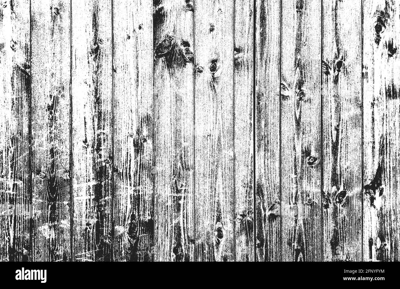 Distressed overlay wooden plank texture, grunge background. abstract halftone vector illustration Stock Vector