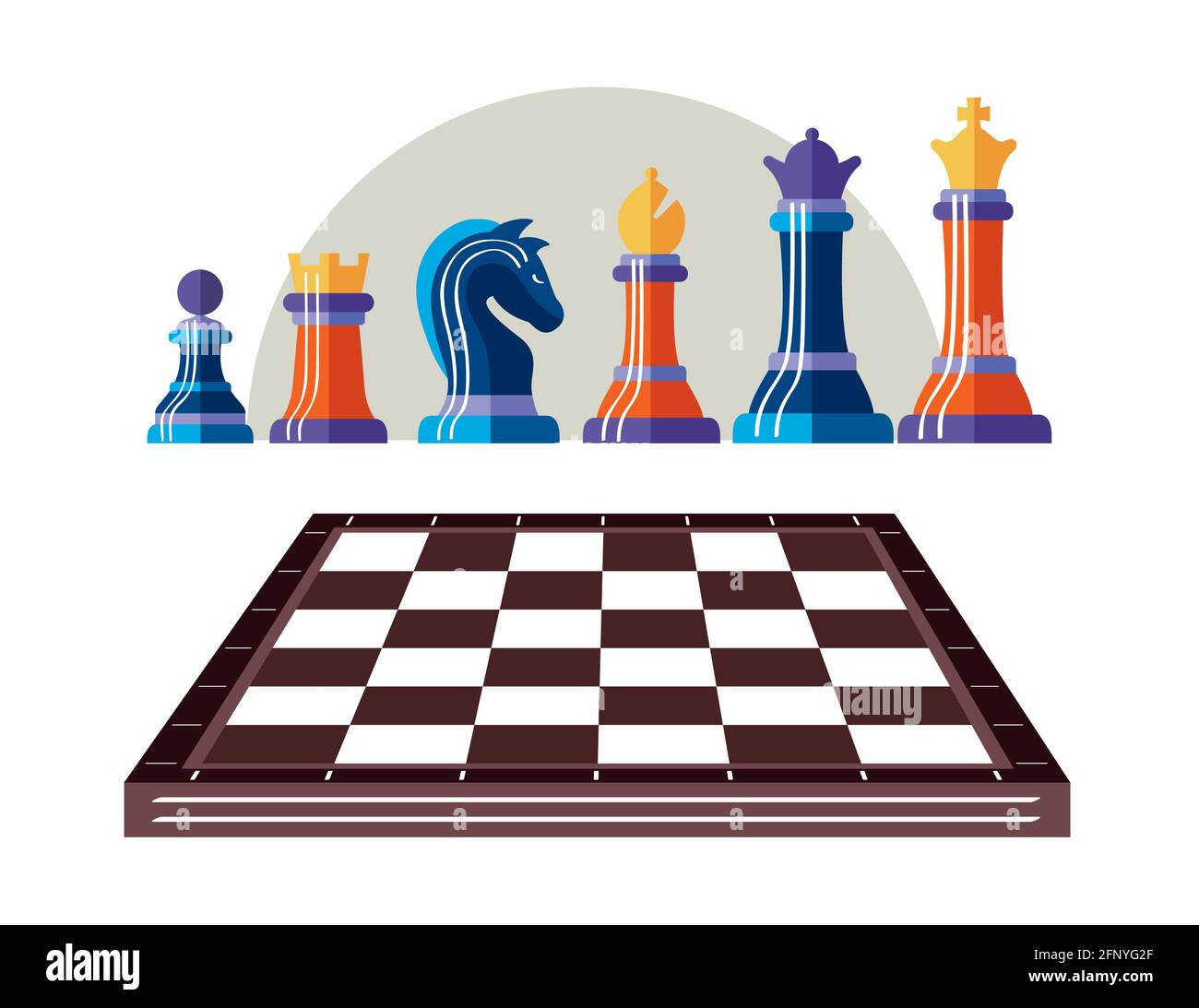 Photo chess pieces Stock Vector Images - Alamy