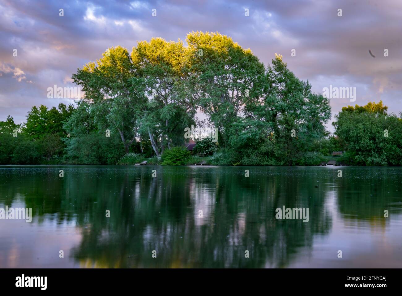 Balderton Lake, Newark Stock Photo Alamy