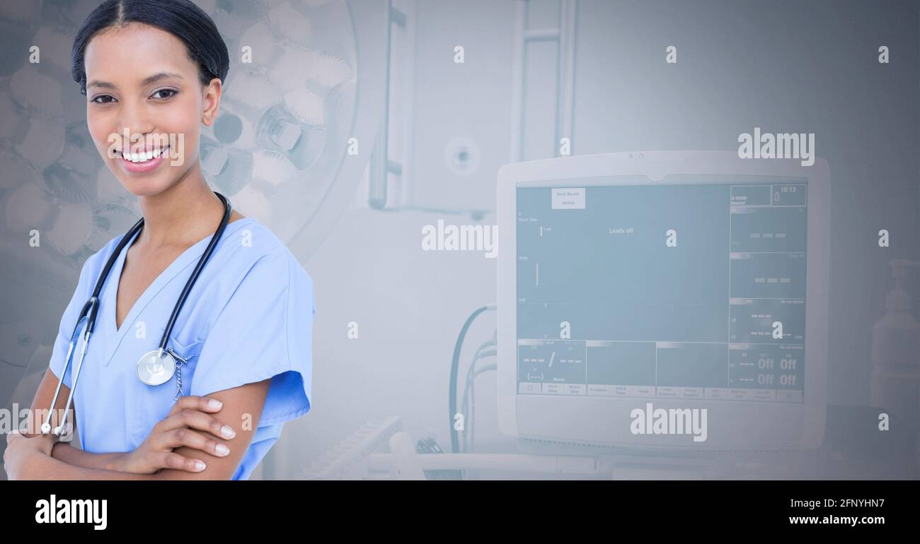 African hospital female worker hi-res stock photography and images - Alamy