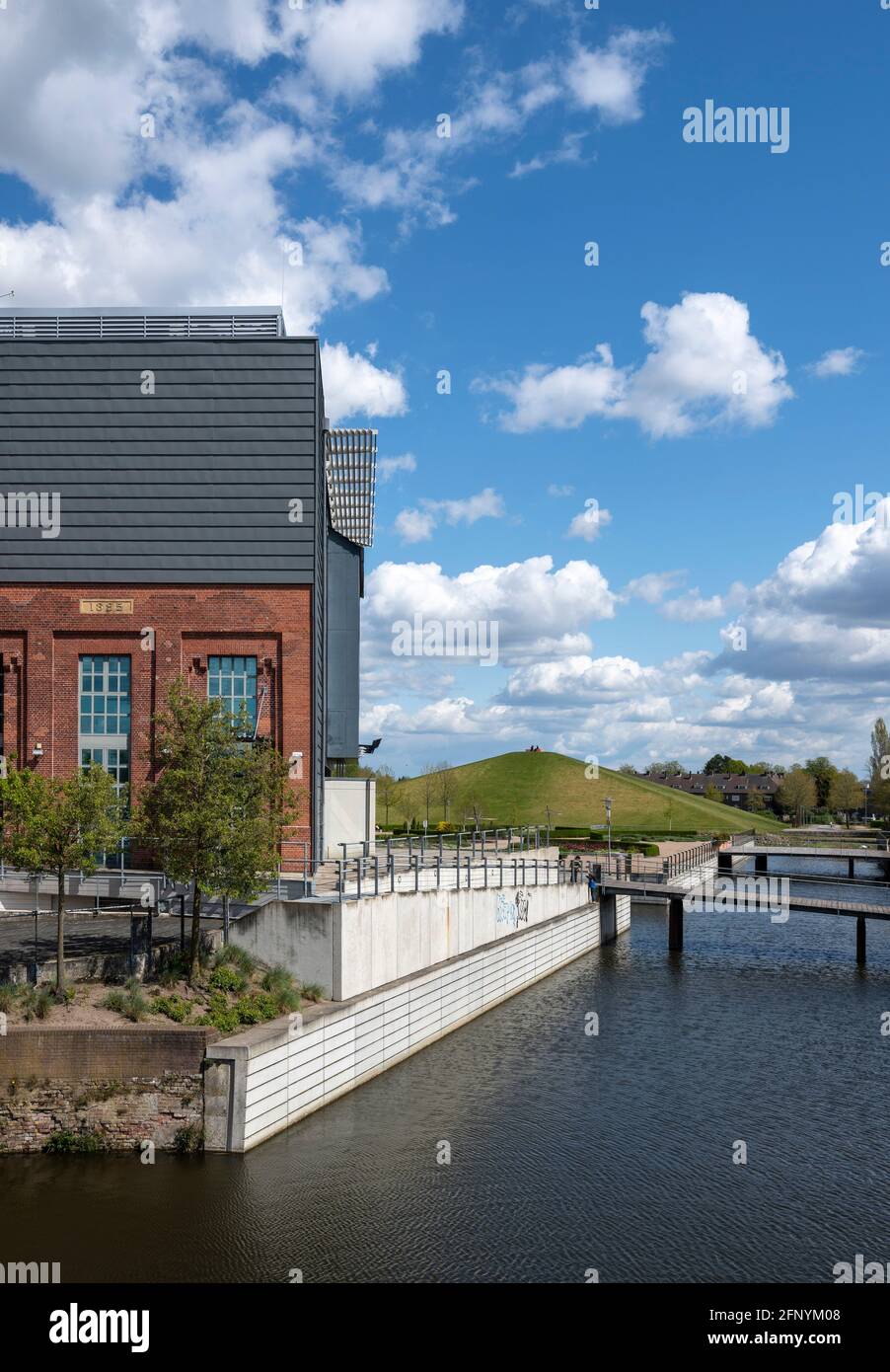 Gronau, rock’n’popmuseum, Museum für Populärkultur am Gelände der Landesgartenschau 2003. Inselpark Stock Photo