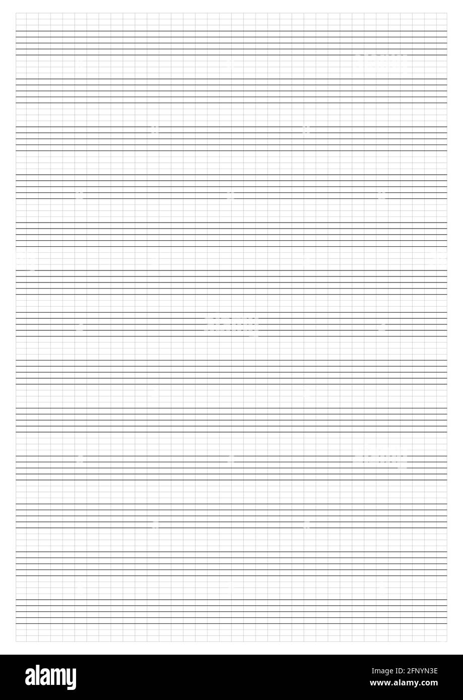 graph paper printable grid paper with stave on a white background a blank music sheet paper with staff geometric pattern for composition education stock vector image art alamy