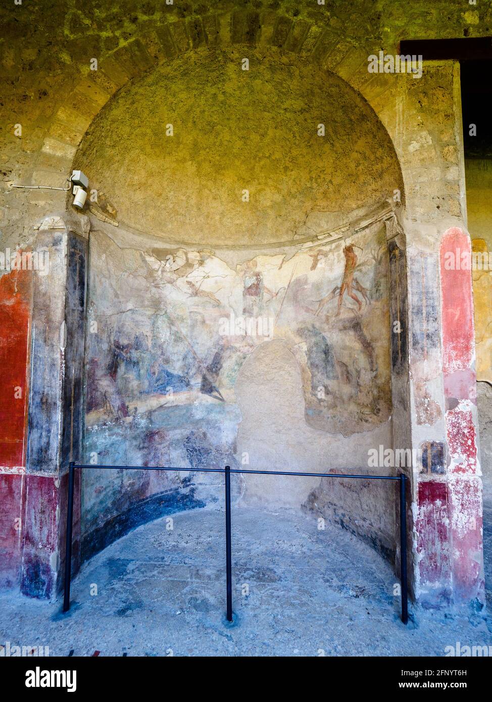 House of Menander (Casa del Menandro) - Pompeii archaeological site, Italy Stock Photo
