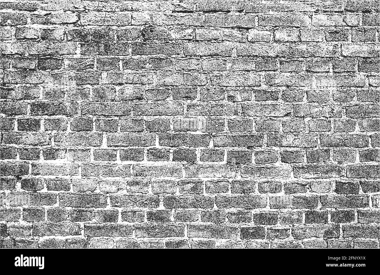 Distressed overlay texture of old brick wall, grunge background ...