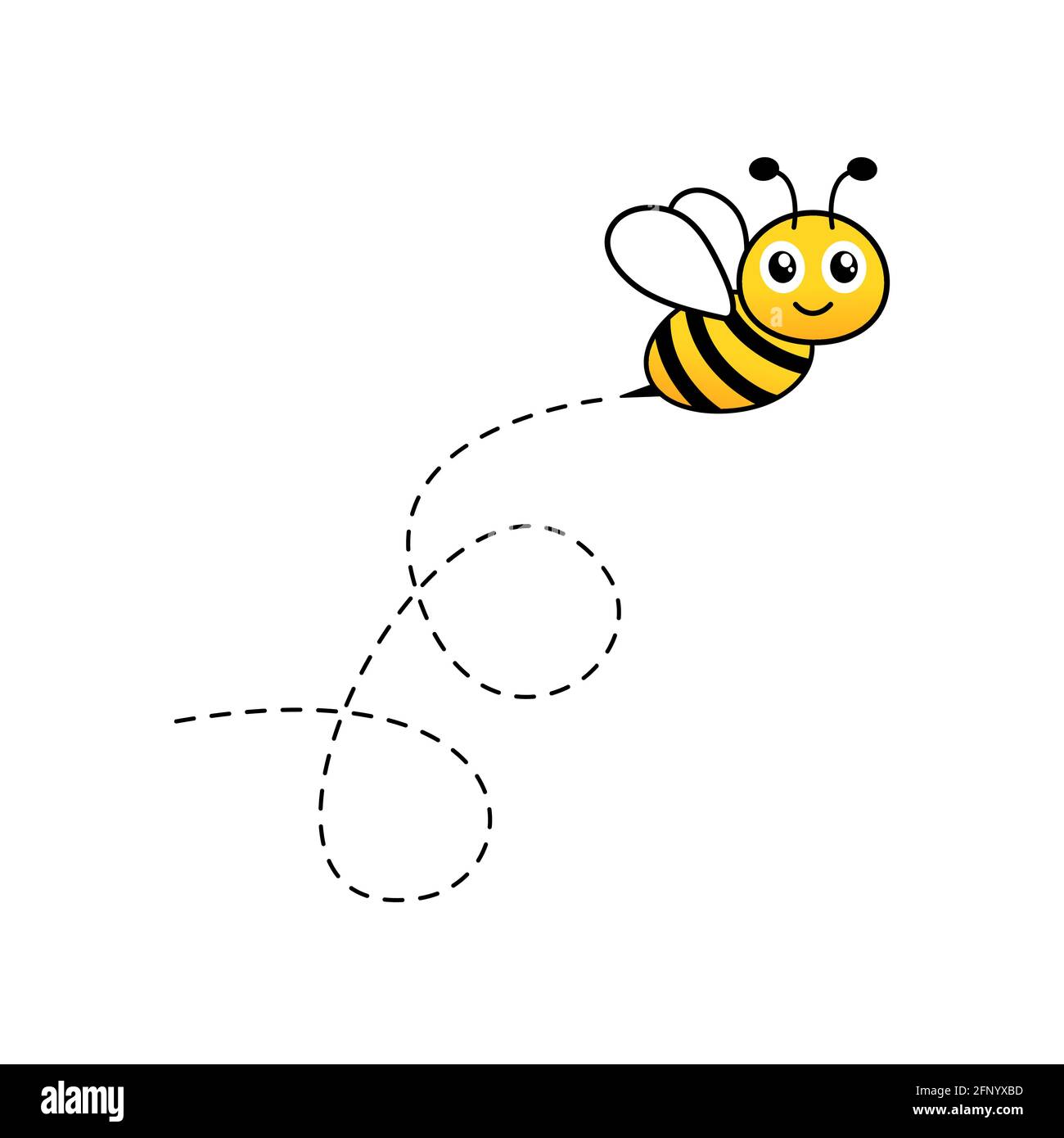 Cartoon bee hi-res stock photography and images - Alamy
