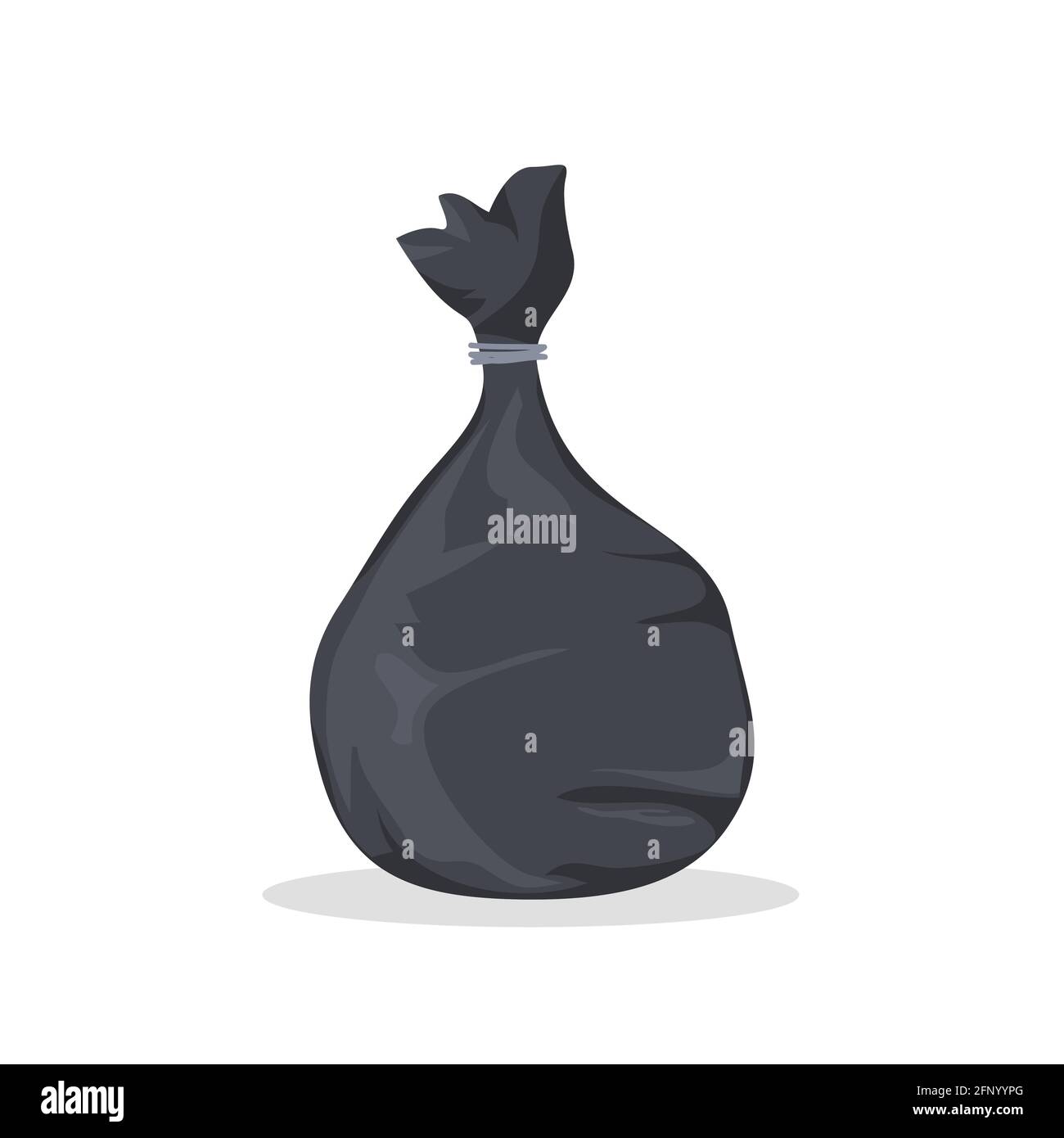 Trash Bin and Bag. Garbage Icon. Cartoon Graphic by onyxproj · Creative  Fabrica