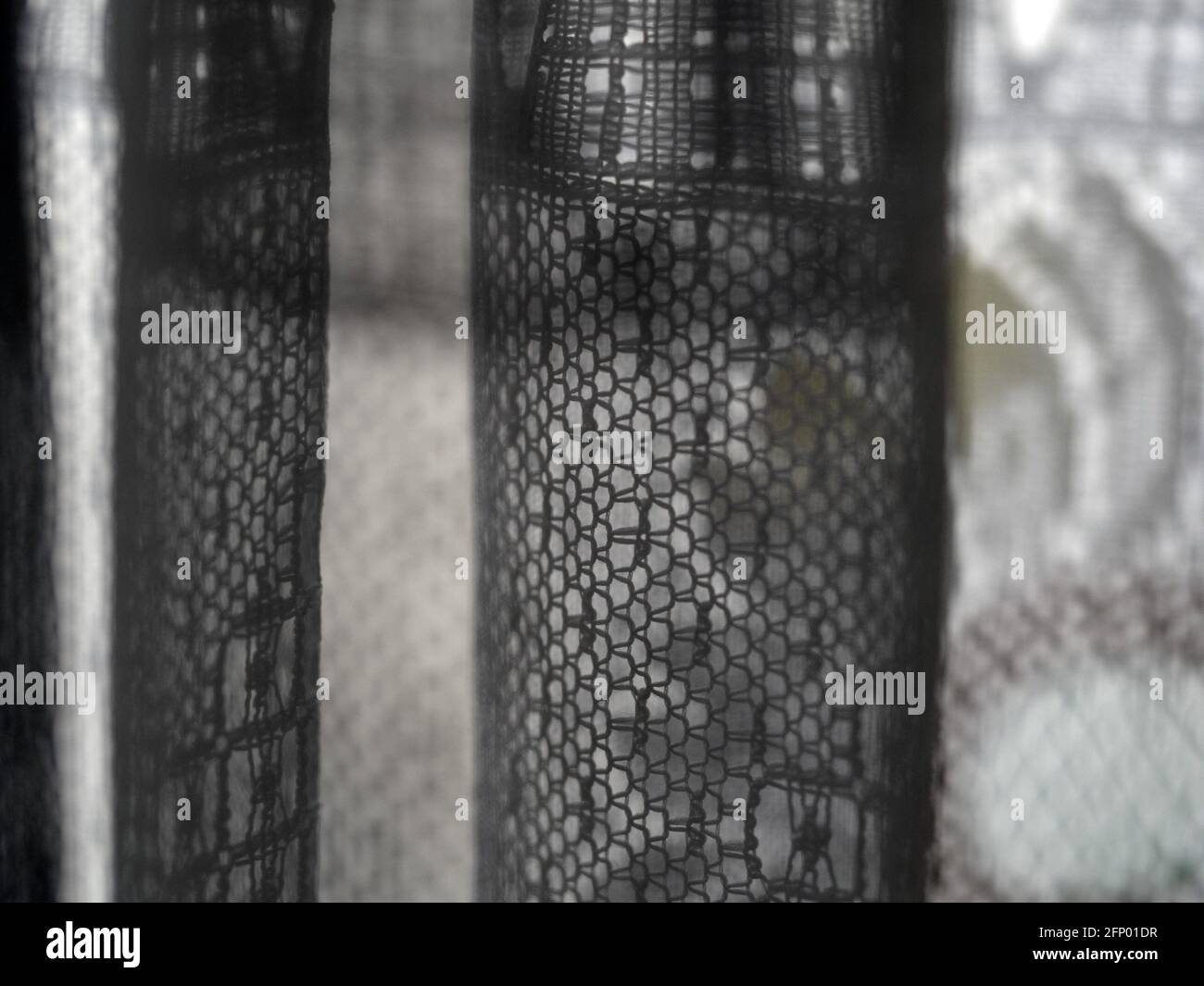 curtain window background texture detail Stock Photo