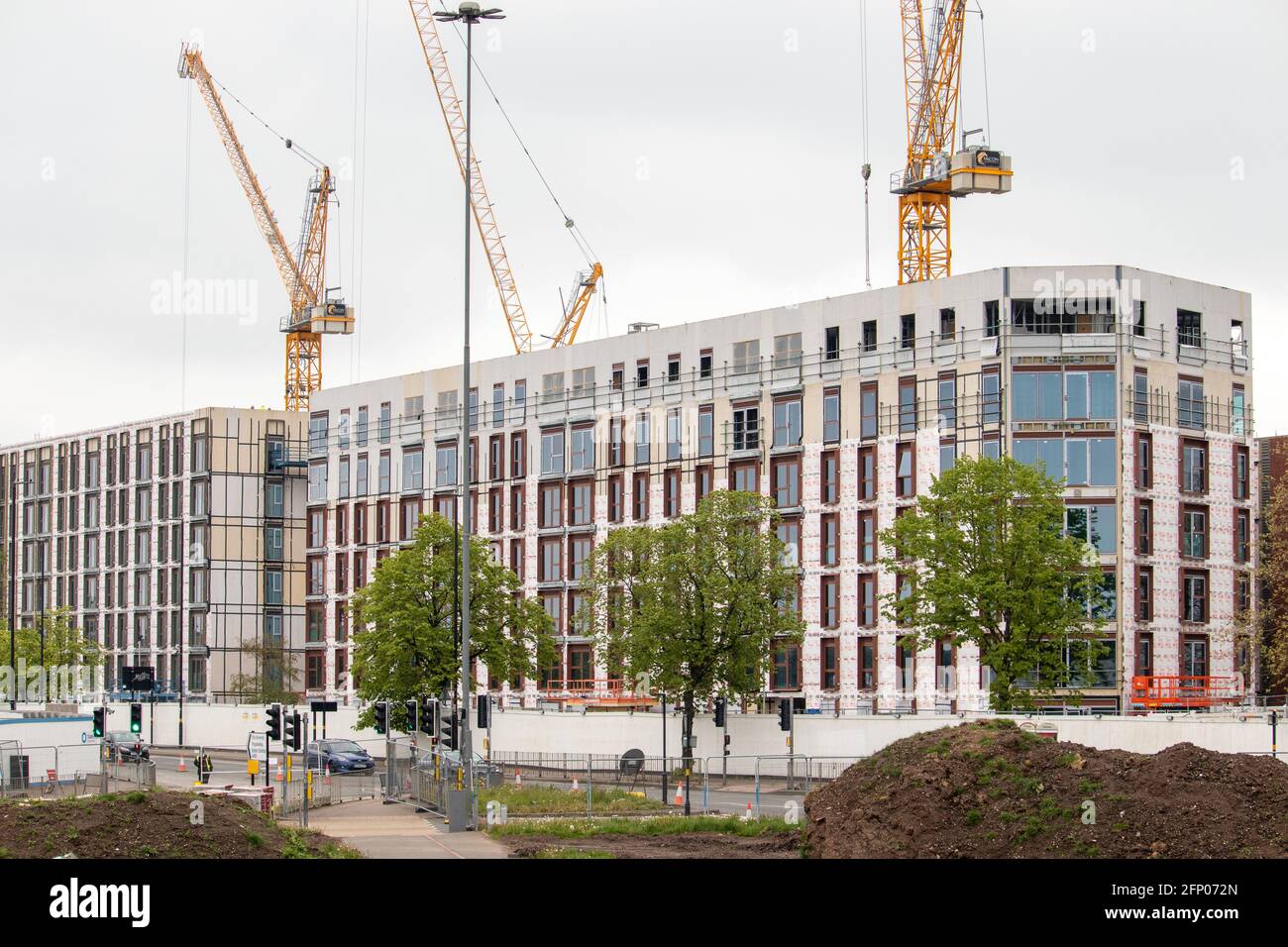 Controversial housing being built in Perry Barr, Birmingham. Originally
