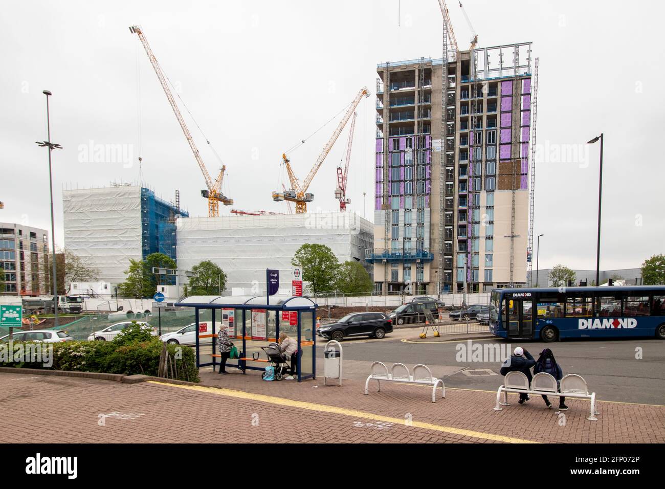Controversial housing being built in Perry Barr, Birmingham. Originally
