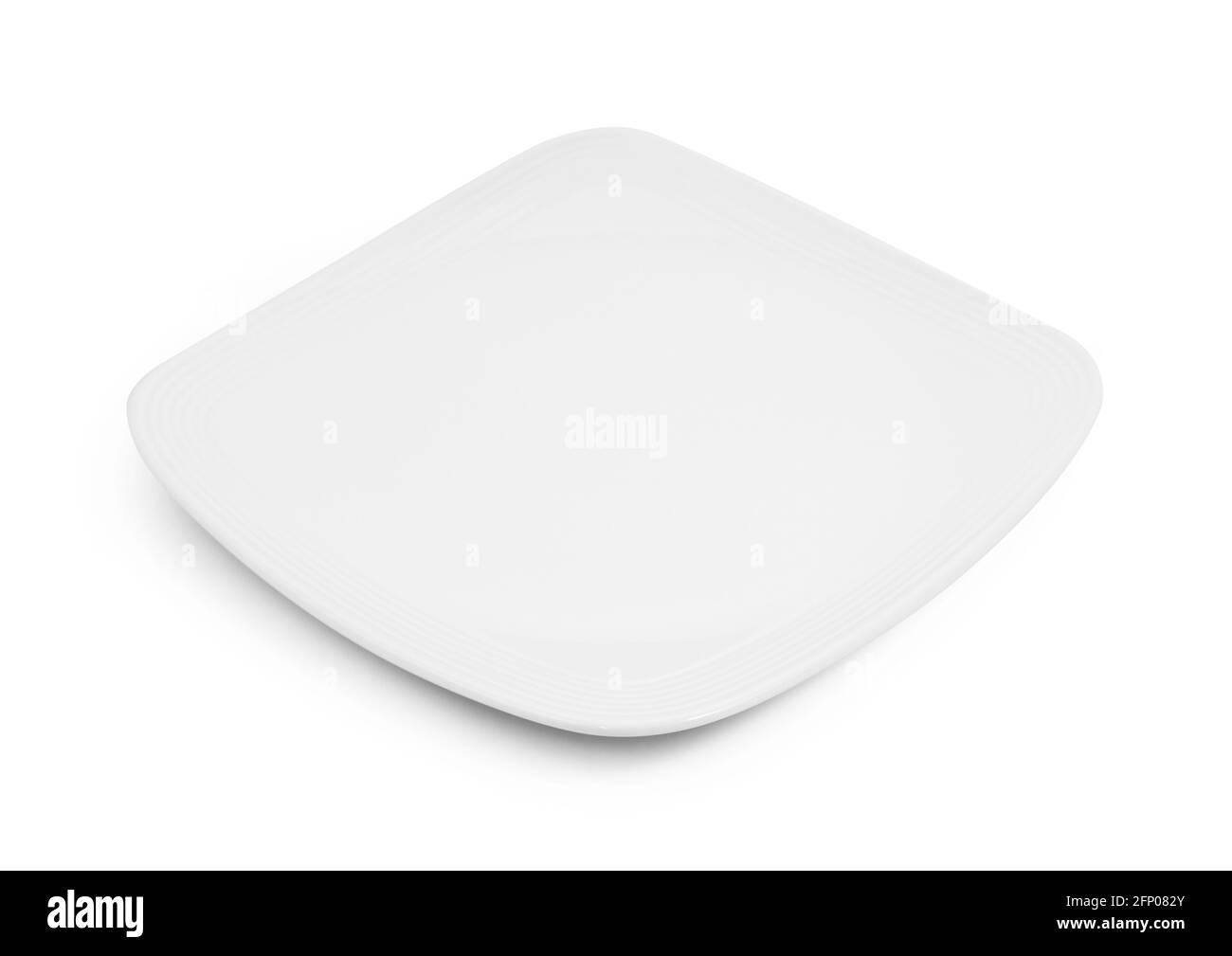 white plate isolated on white background Stock Photo - Alamy