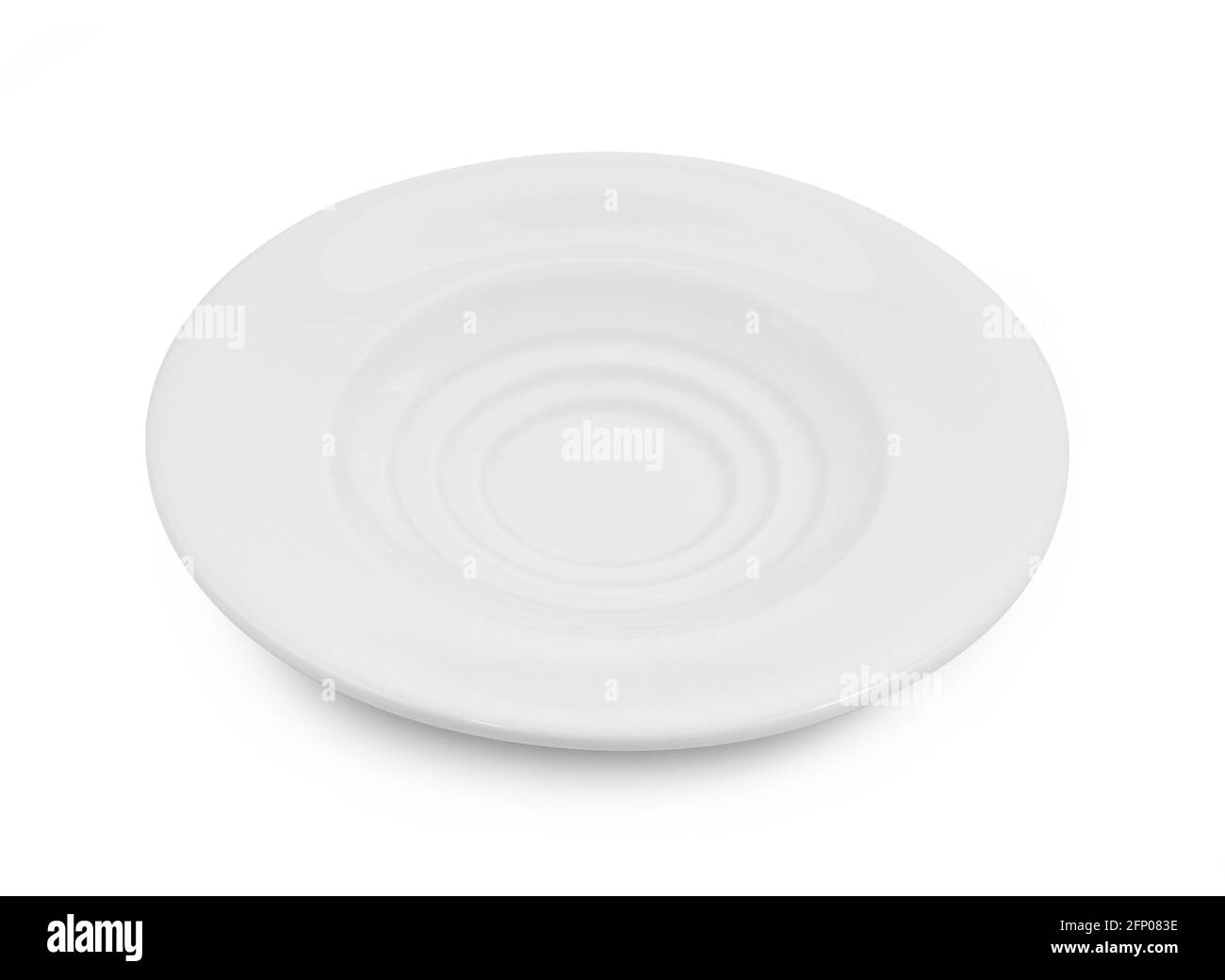 white plate isolated on white background Stock Photo - Alamy