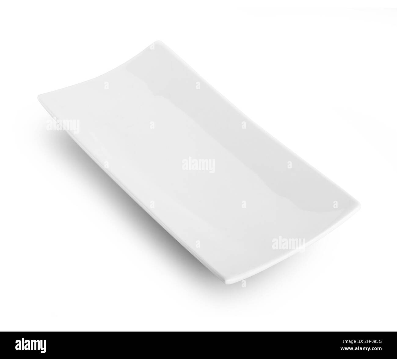 white plate isolated on white background Stock Photo - Alamy