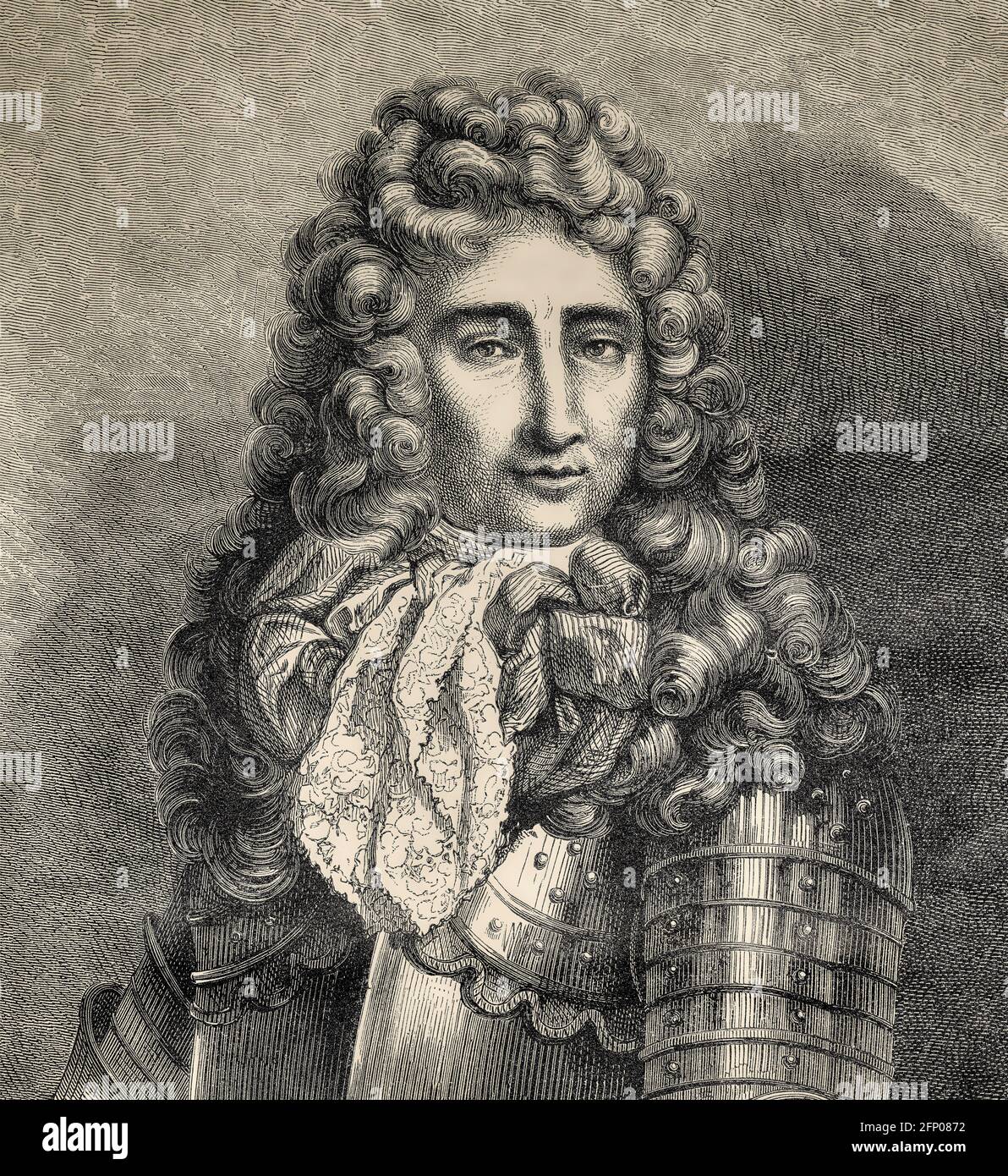 Nicolas Catinat, 1637 – 1712, a French military commander and Marshal of France under Louis XIV Stock Photo