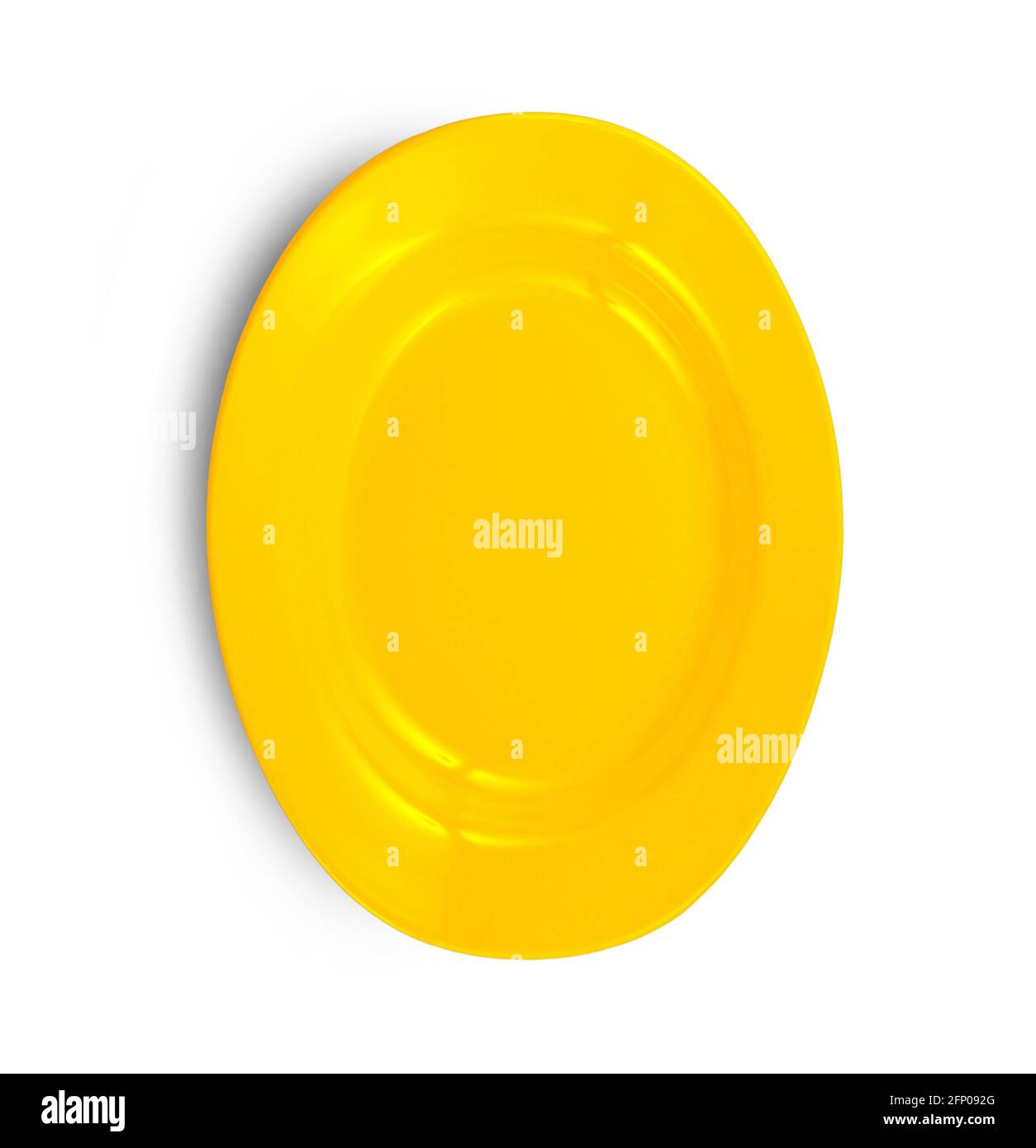 empty plate isolated on white background Stock Photo - Alamy