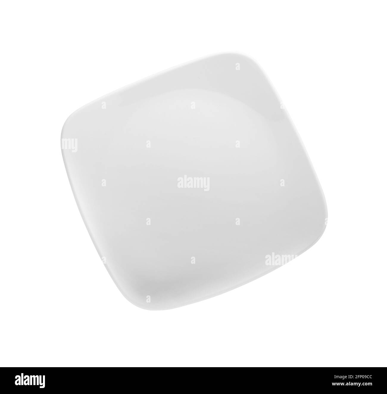 white plate isolated on white background Stock Photo - Alamy