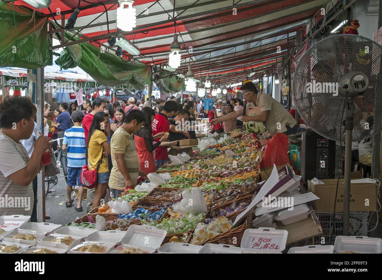 Singapore, Singapur, Asia, Asien; Chinese Quarter - Bazaar, marketplace; Chinesisches Viertel - Basar, Marktplatz Stock Photo