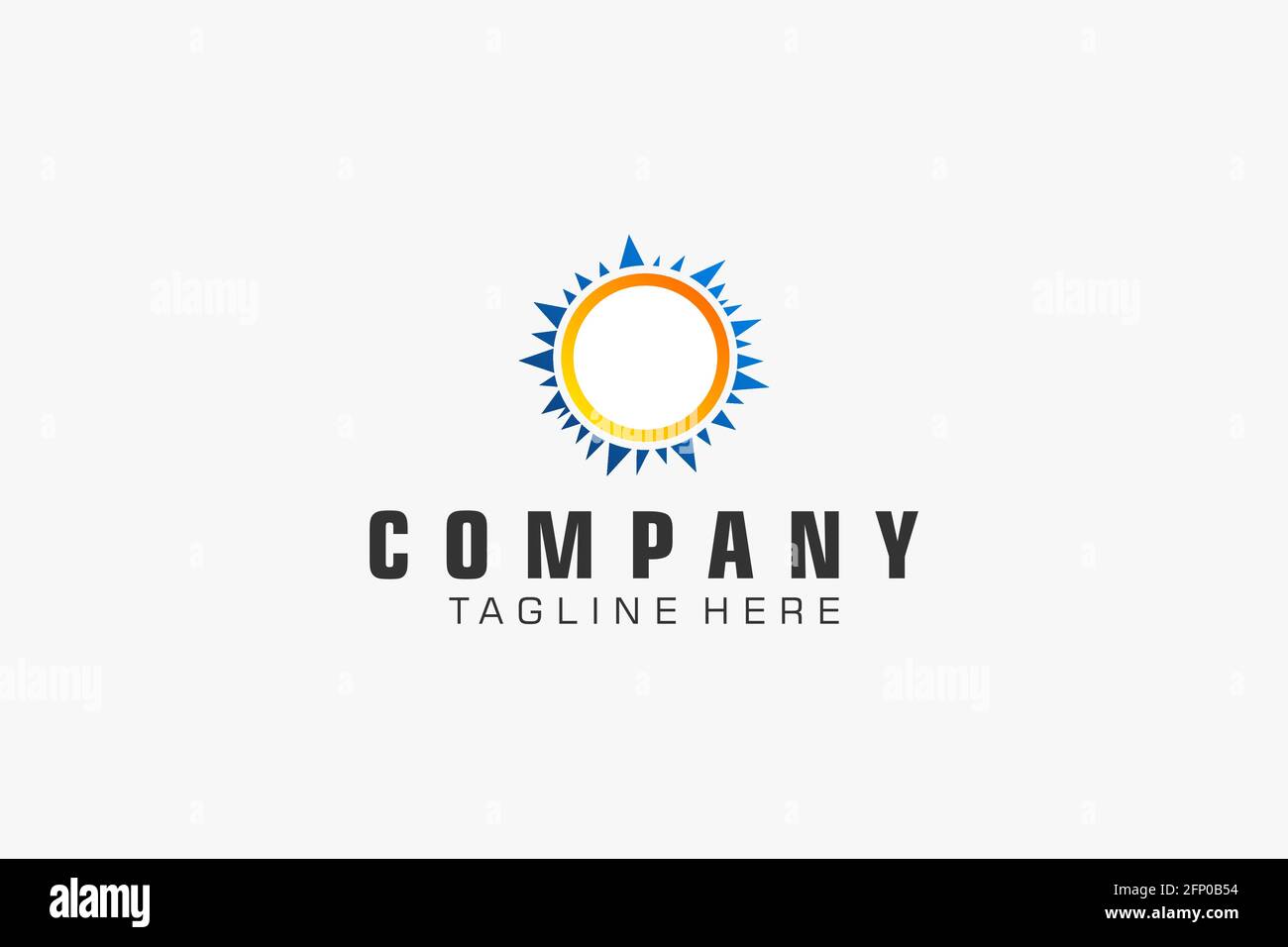 Solar panel energy electric electricity logo vector Stock Vector