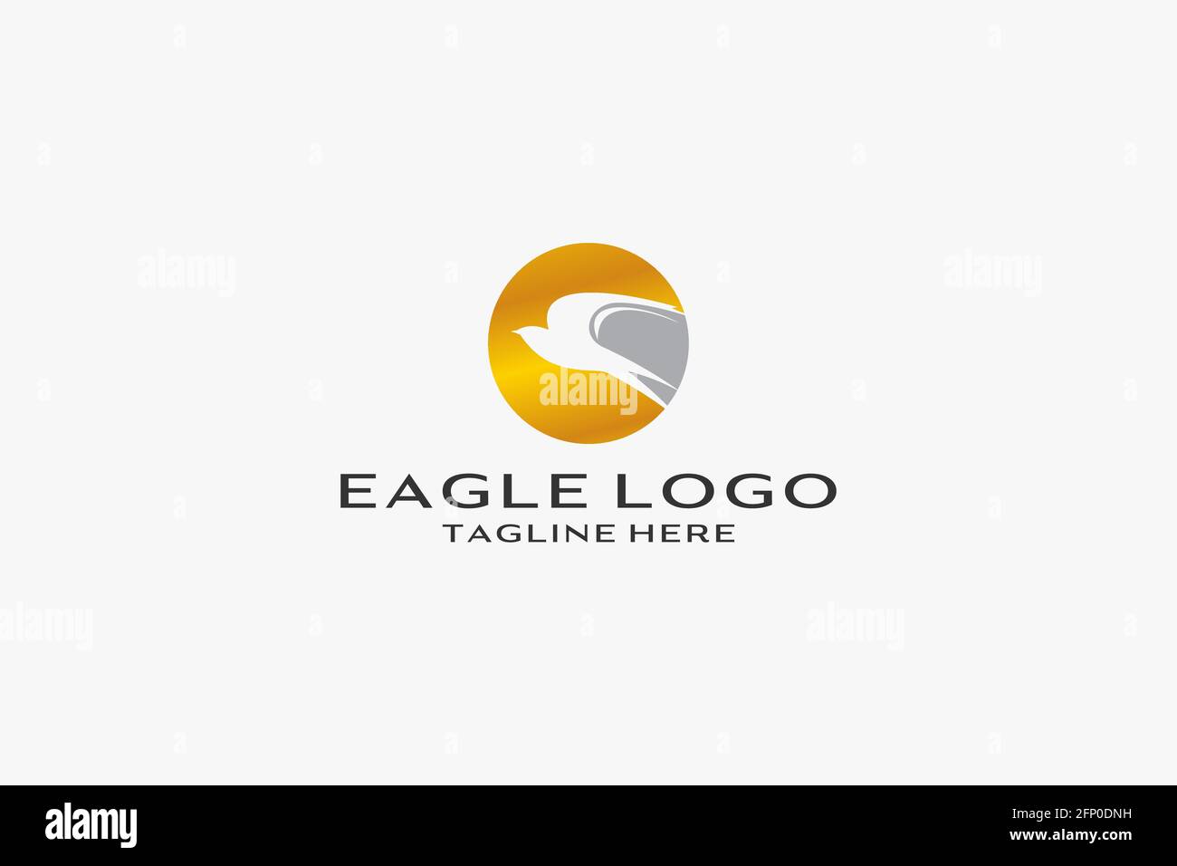 eagle vector illustration design icon logo. Stock Vector