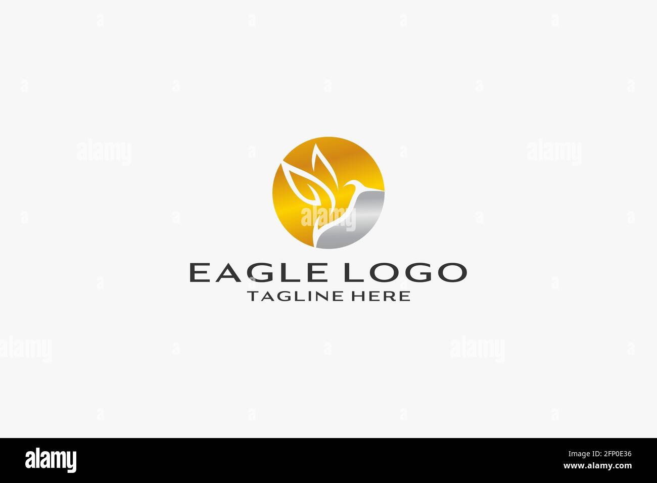 eagle vector illustration design icon logo. Stock Vector