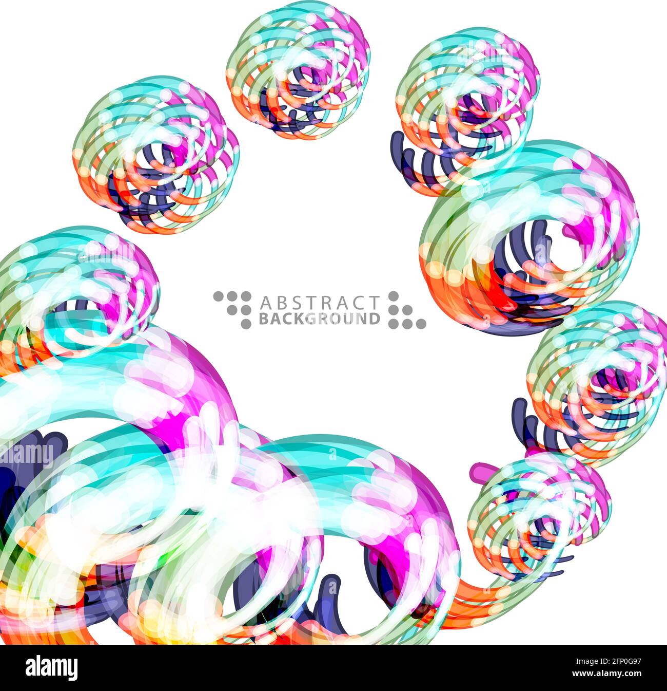 Geometric colorful abstract background template design Stock Vector
