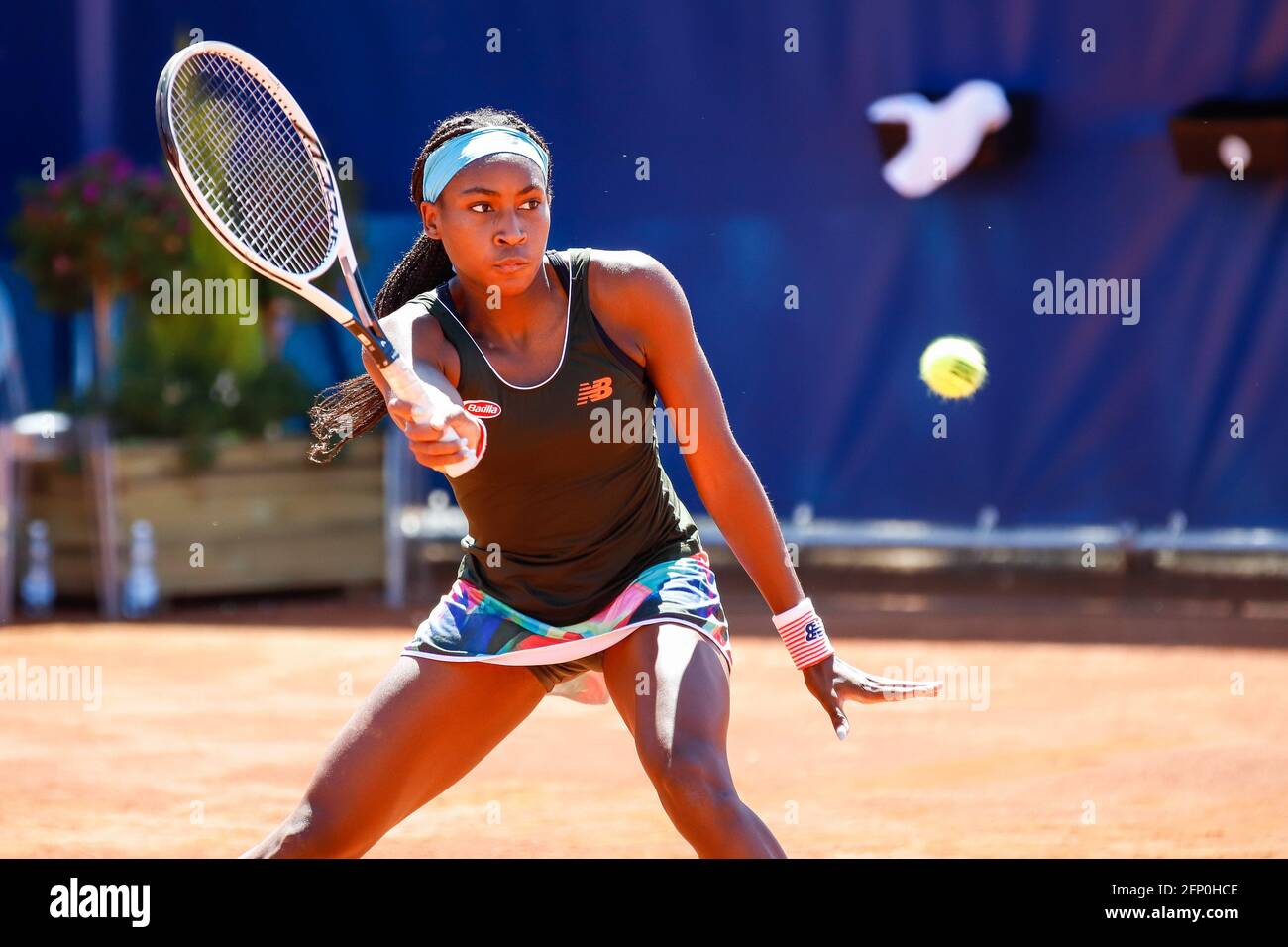Parma, Italy. 20th May, 2021. The American tennis player Cori Gauff during WTA 250 Emilia-Romagna Open 2021, Tennis Internationals in Parma, Italy, May 20 2021 Credit: Independent Photo Agency/Alamy Live News Stock Photo