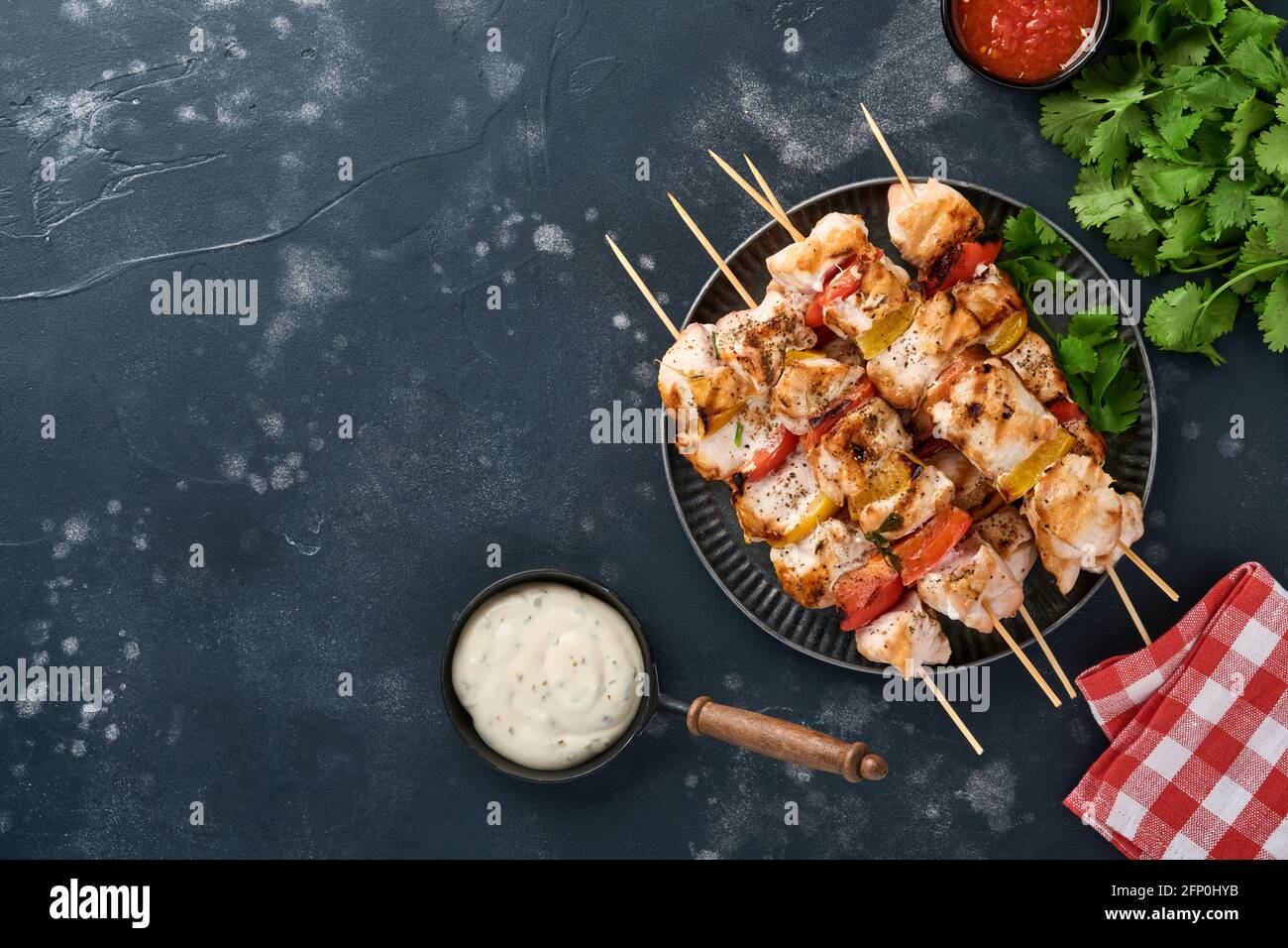 Wood Skewer And Shish Kebab