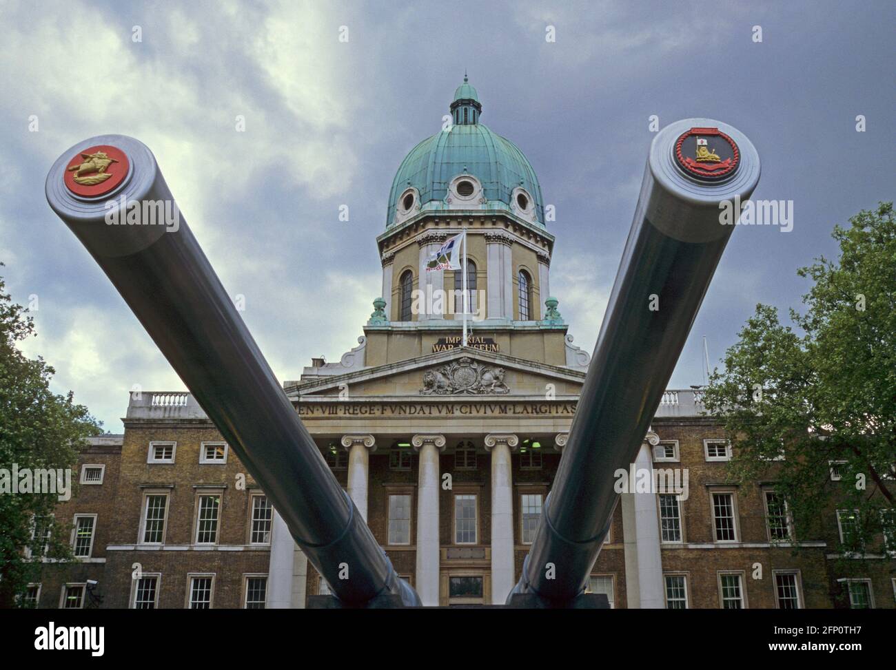 IMPERIAL WAR MUSEUM, front entrance,  Lambeth London England UK Stock Photo