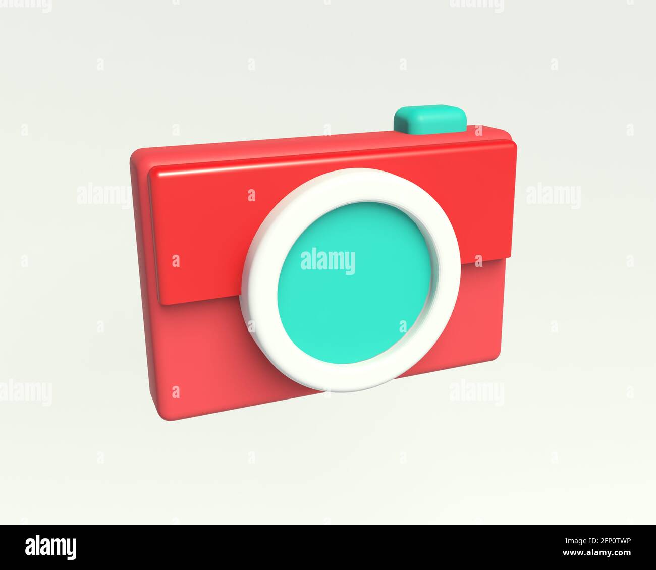 3d photo camera icon for website, apps. 3d rendering illustration Stock ...