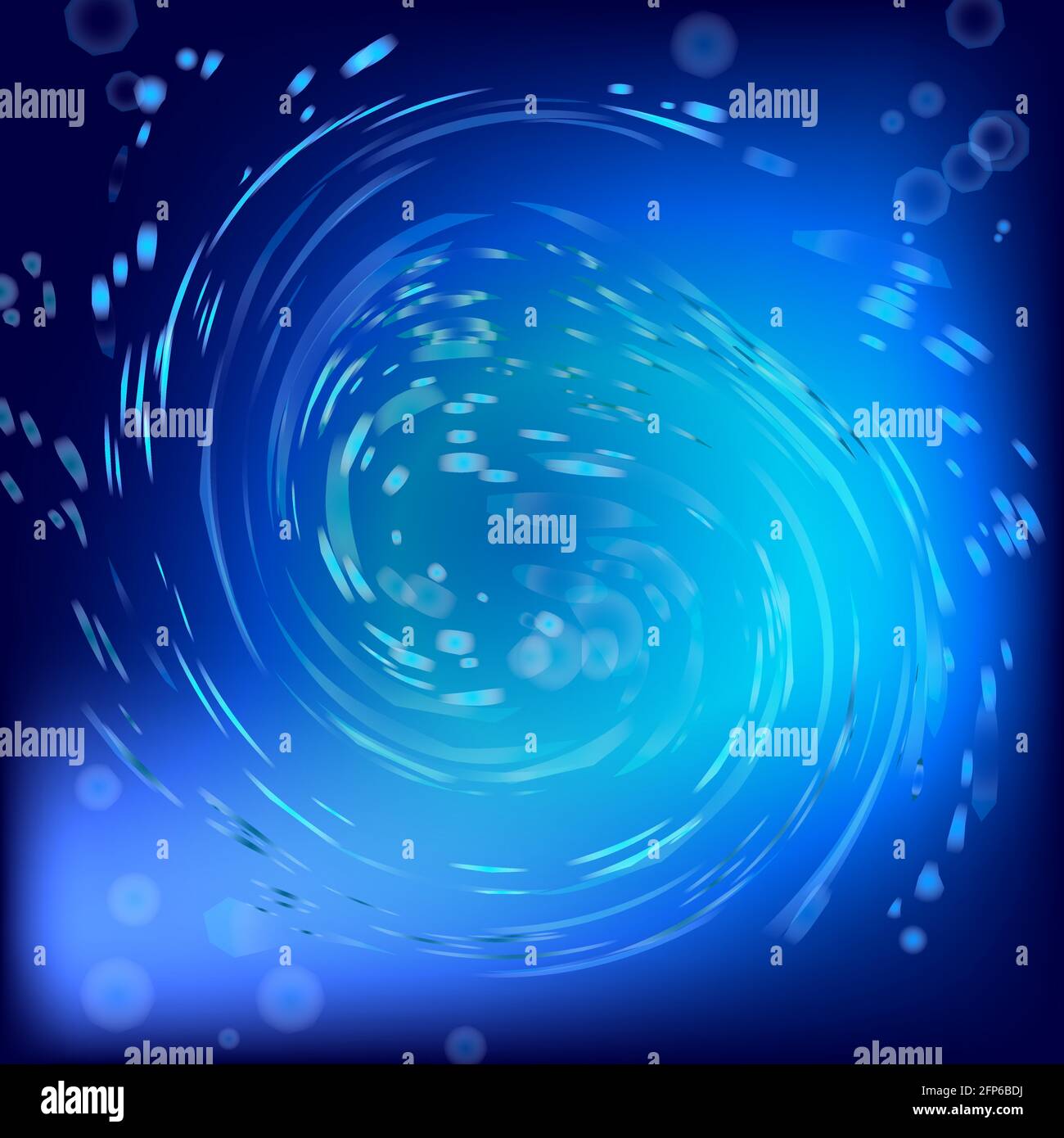 Blue bokeh abstract light background. illustration Stock Vector Image ...