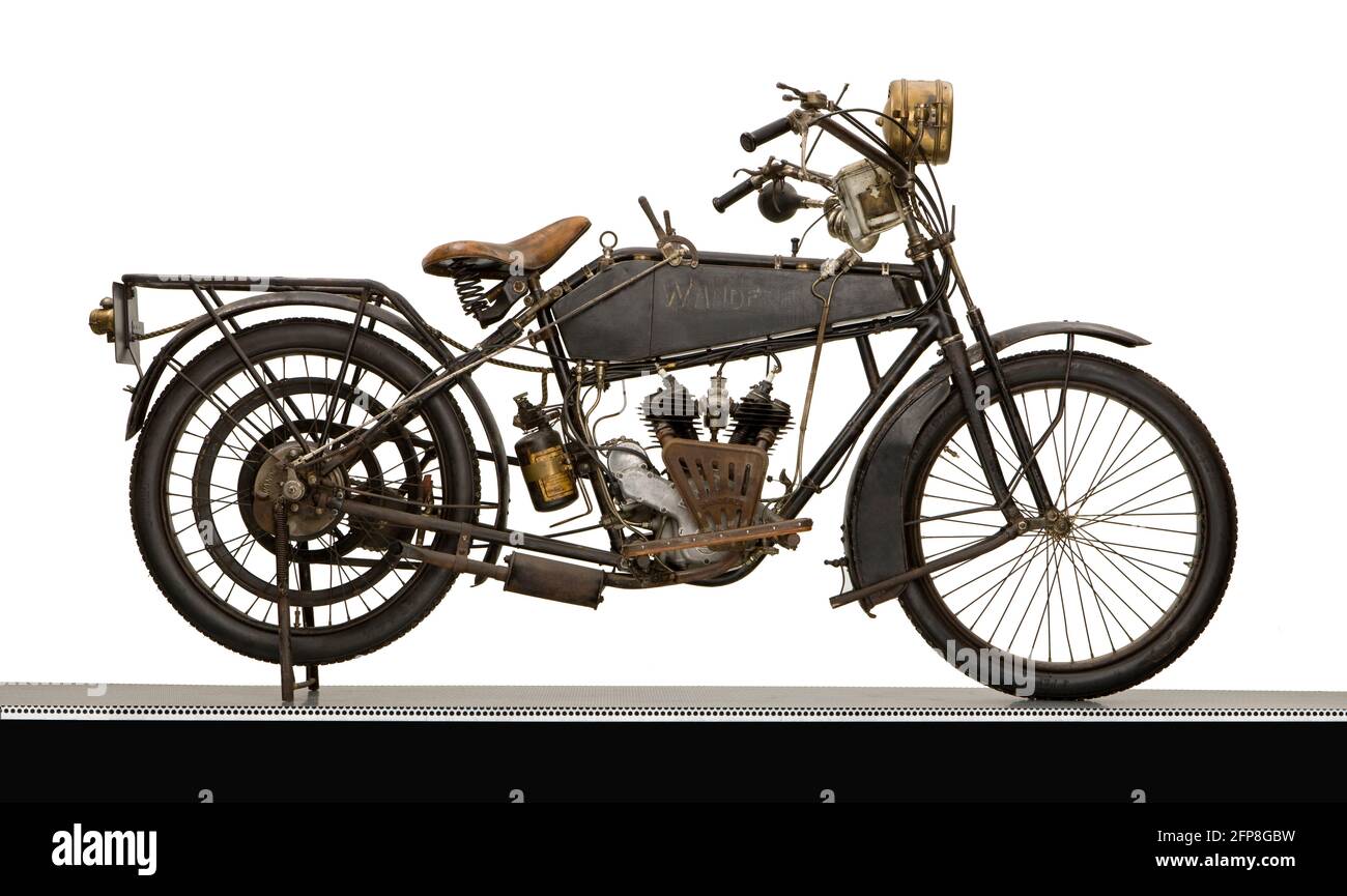 1916 Wanderer 4hp V-Twin motorcycle Stock Photo
