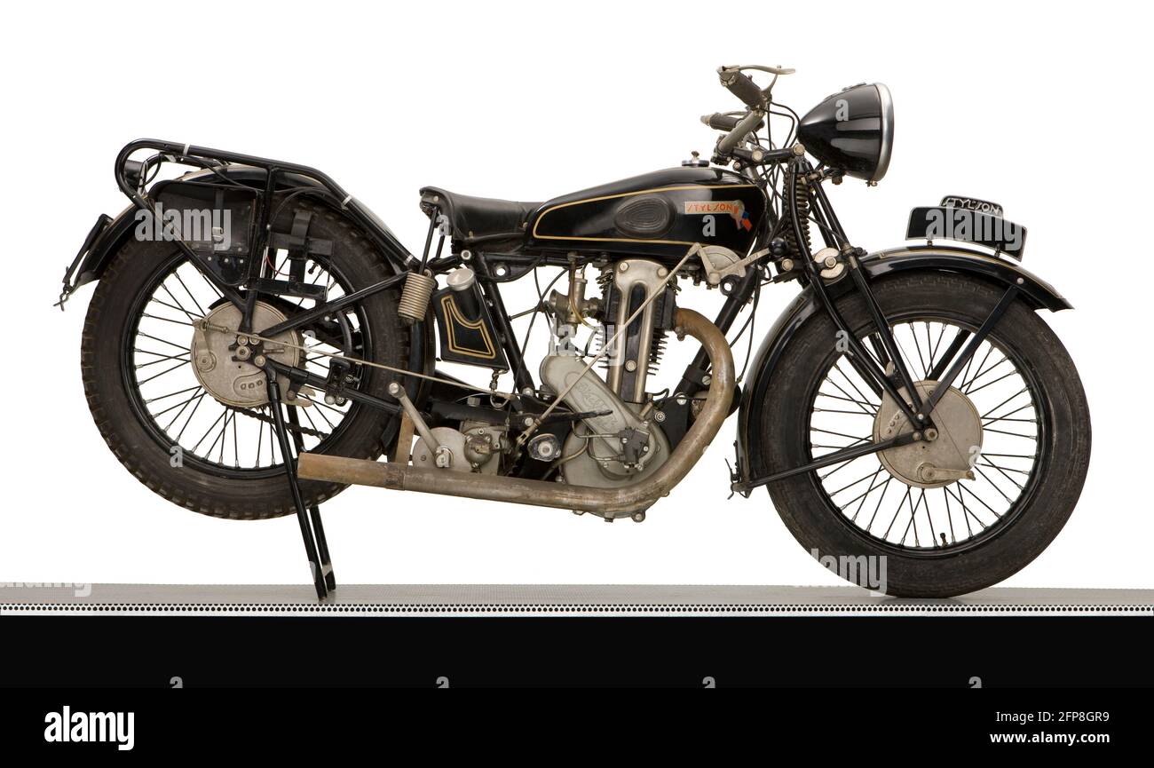 1930 Styl’son 350cc Blackurne motorcycle Stock Photo