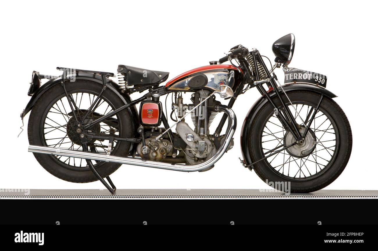 1934 Terrot 347cc Type HSCG Supersport motorcycle Stock Photo
